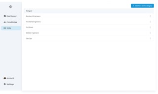 Talent Intelligence skill category configuration